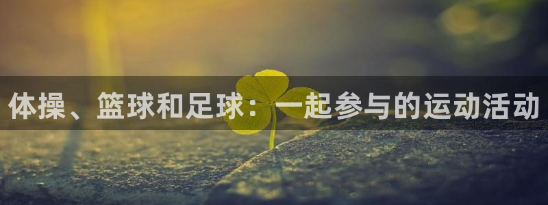海南尊龙官网下载发展怎么样：体操、篮球和足球：一起参