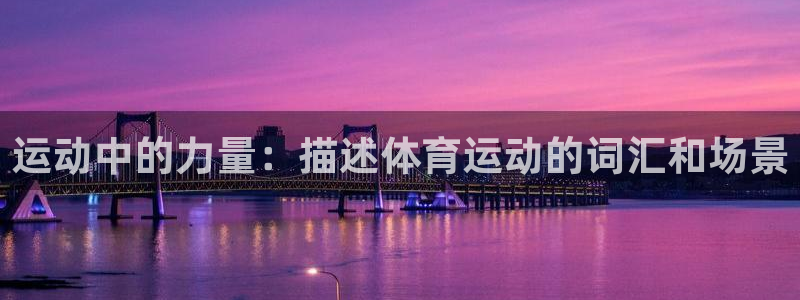 尊龙官网下载平台注册流程视频：运动中的力量：描述体育