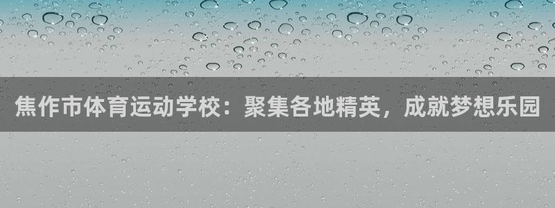 尊龙官方正版app娱乐40996：焦作市体育运动学校